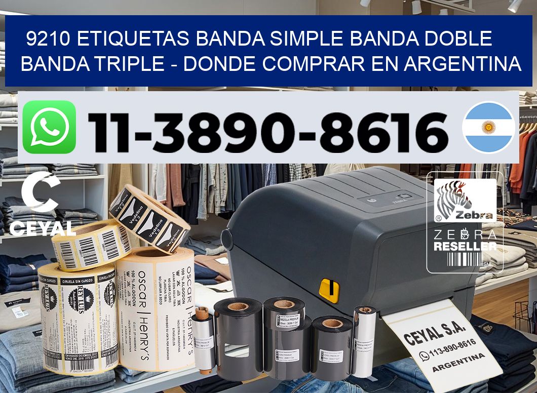 9210 etiquetas banda simple banda doble banda triple – Donde Comprar en Argentina