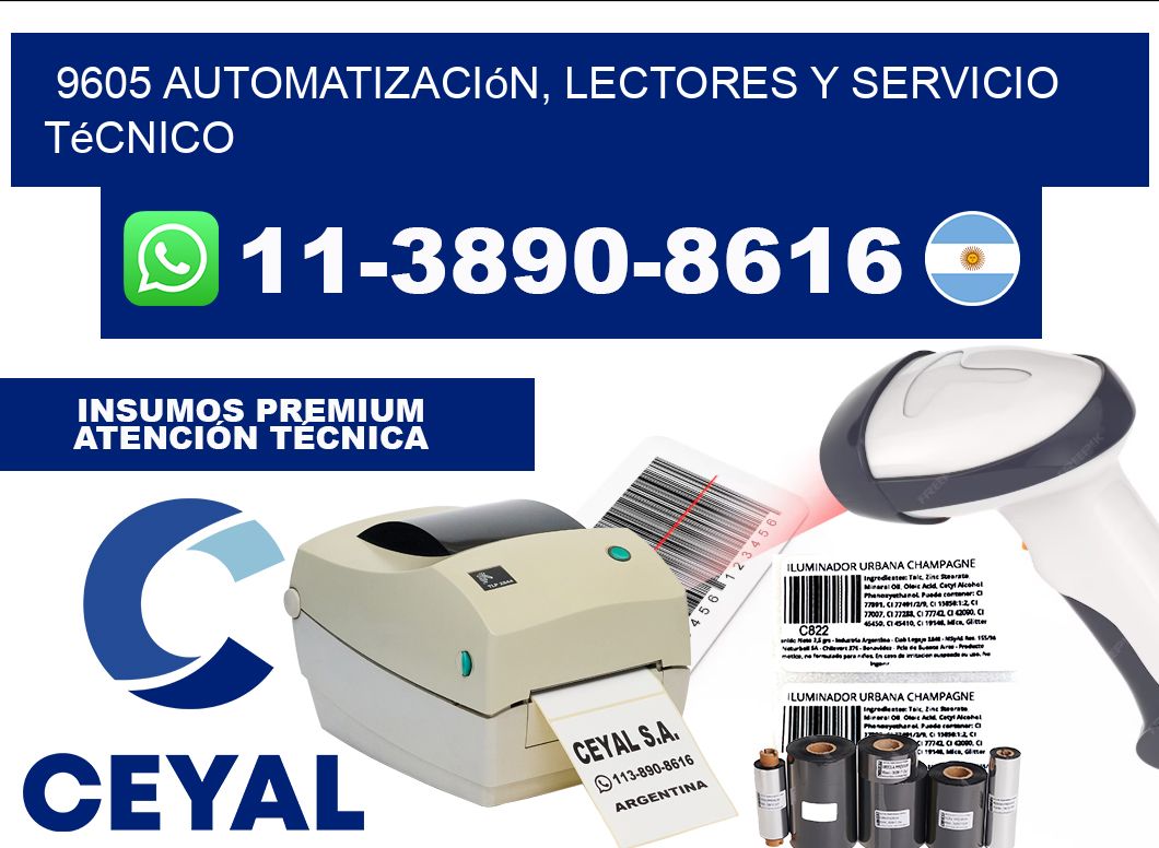 9605 Automatización, Lectores y Servicio Técnico