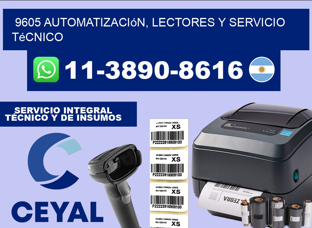 9605 Automatización, Lectores y Servicio Técnico