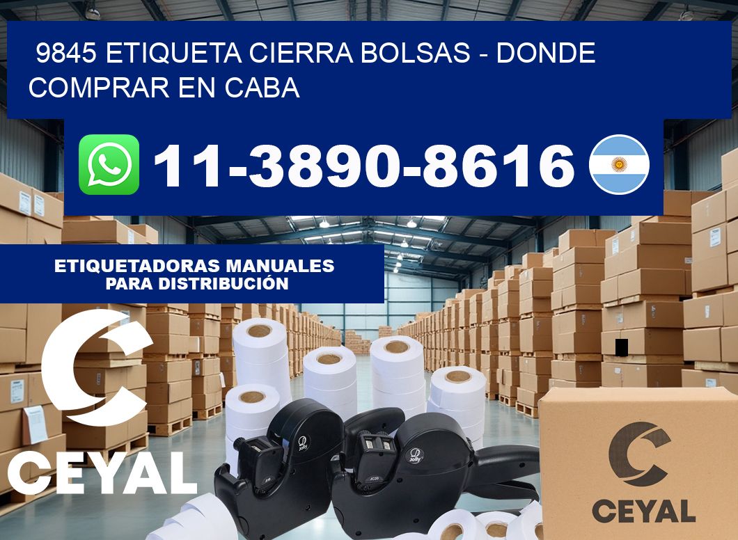 9845 etiqueta Cierra Bolsas – Donde Comprar en Caba