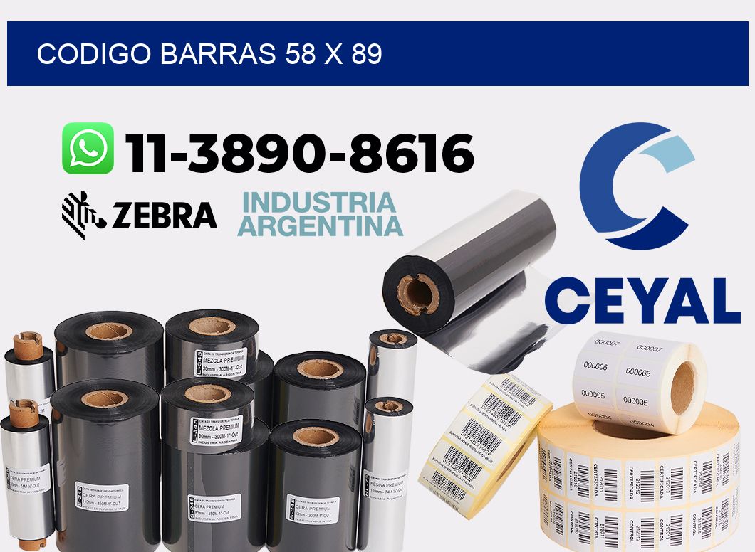 Codigo barras 58 x 89