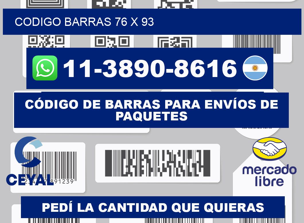 Codigo barras 76 x 93
