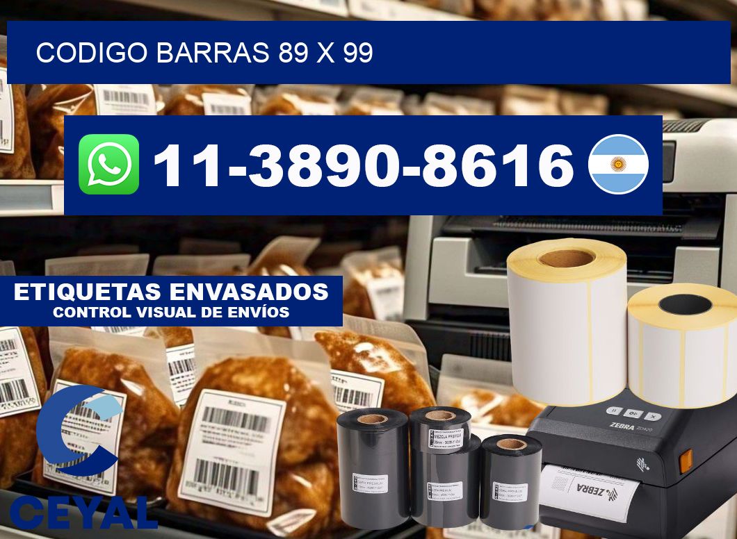 Codigo barras 89 x 99