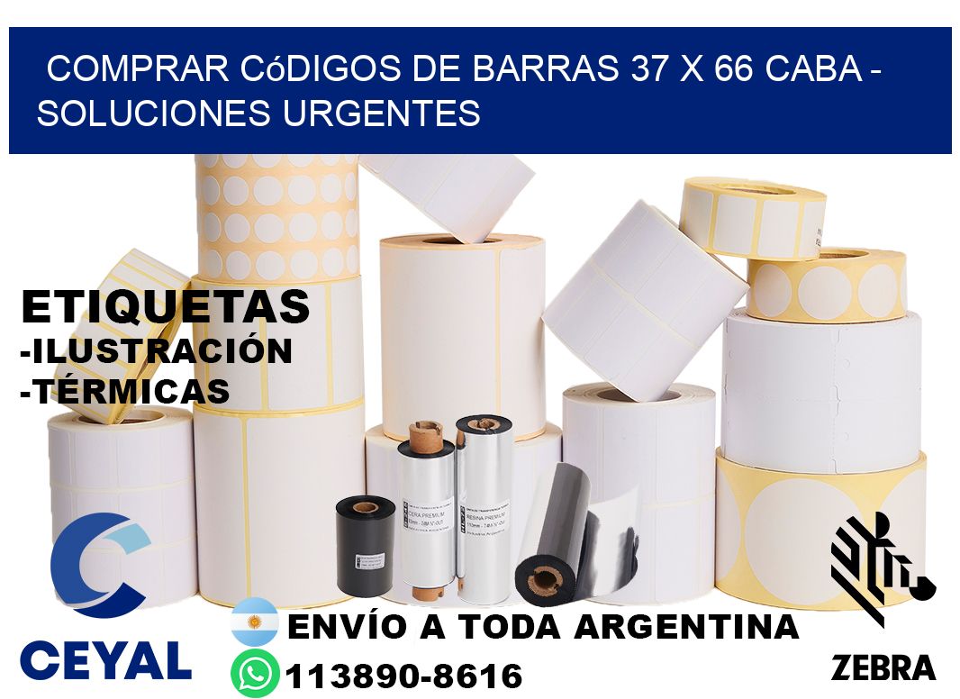 Comprar códigos de barras 37 x 66 CABA - soluciones urgentes