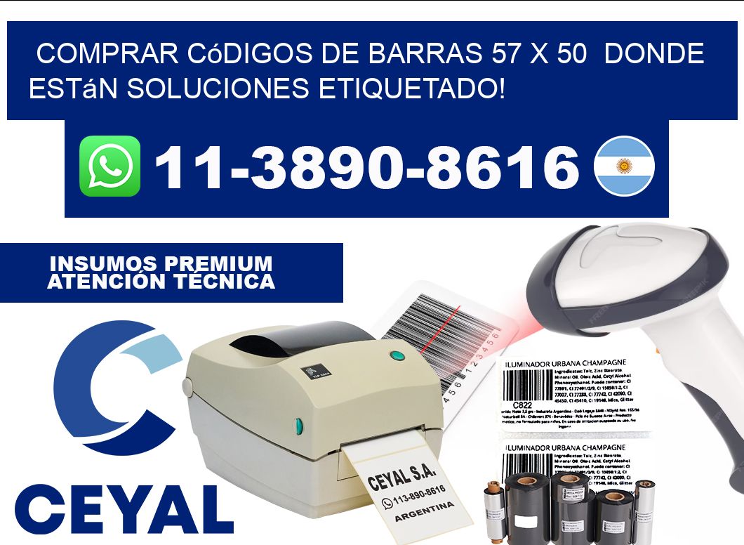 Comprar códigos de barras 57 x 50  donde están soluciones etiquetado!