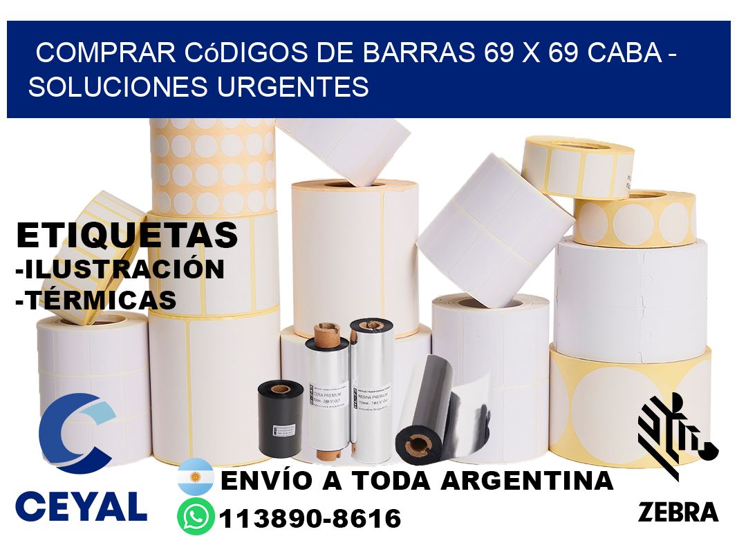 Comprar códigos de barras 69 x 69 CABA - soluciones urgentes