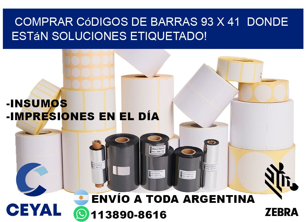 Comprar códigos de barras 93 x 41  donde están soluciones etiquetado!