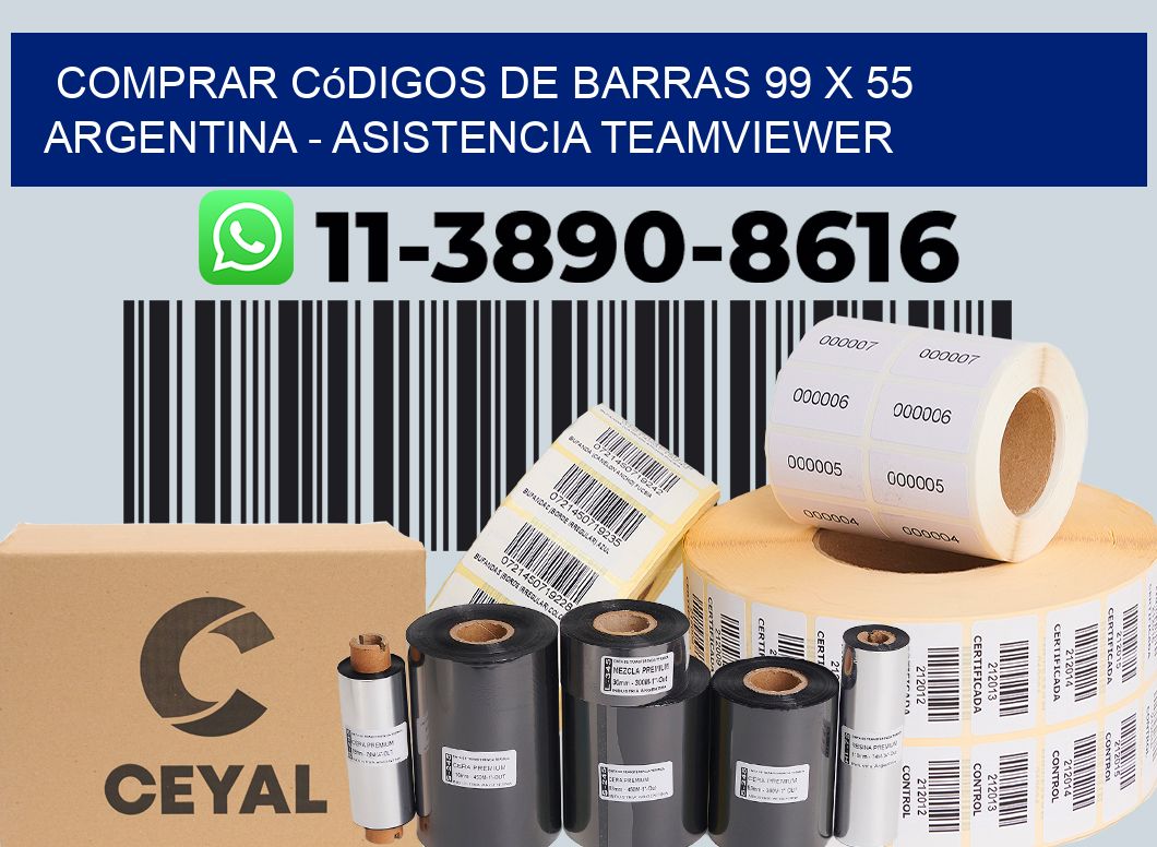 Comprar códigos de barras 99 x 55 argentina - asistencia teamviewer