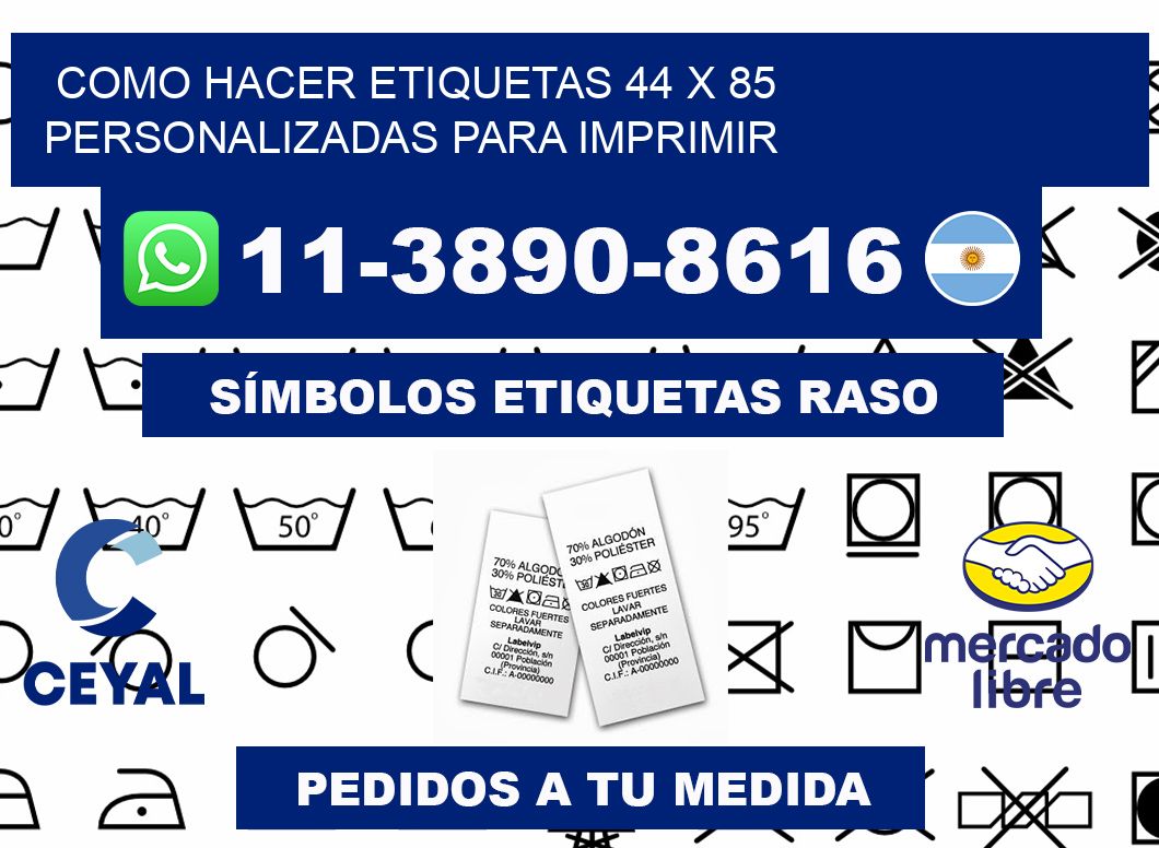 como hacer etiquetas 44 x 85 personalizadas para imprimir