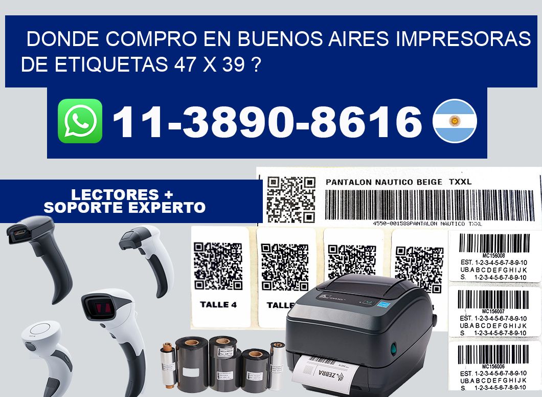 donde compro en buenos aires impresoras de etiquetas 47 x 39 ?