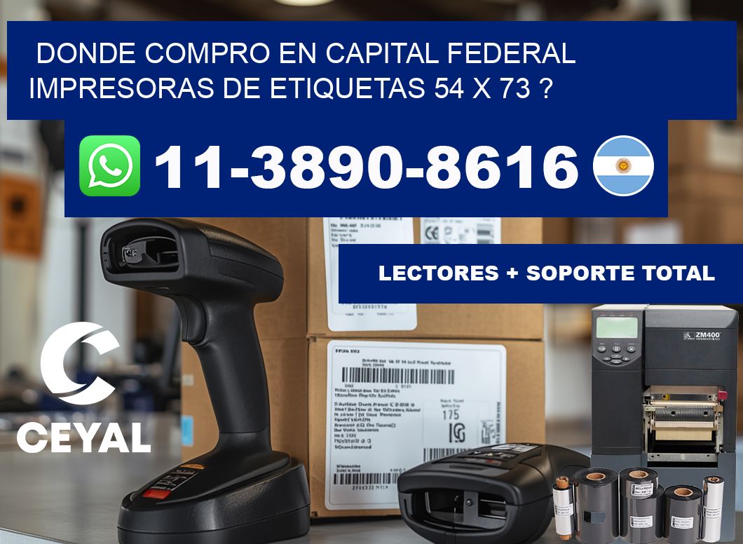 donde compro en capital federal impresoras de etiquetas 54 x 73 ?