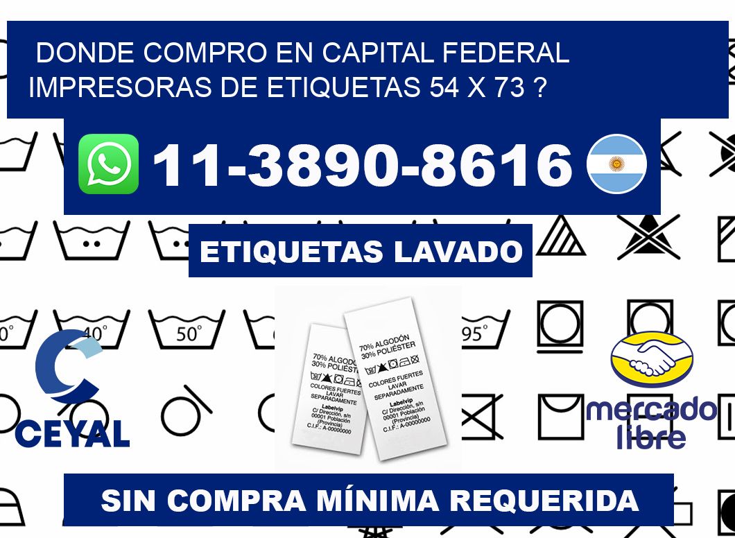 donde compro en capital federal impresoras de etiquetas 54 x 73 ?