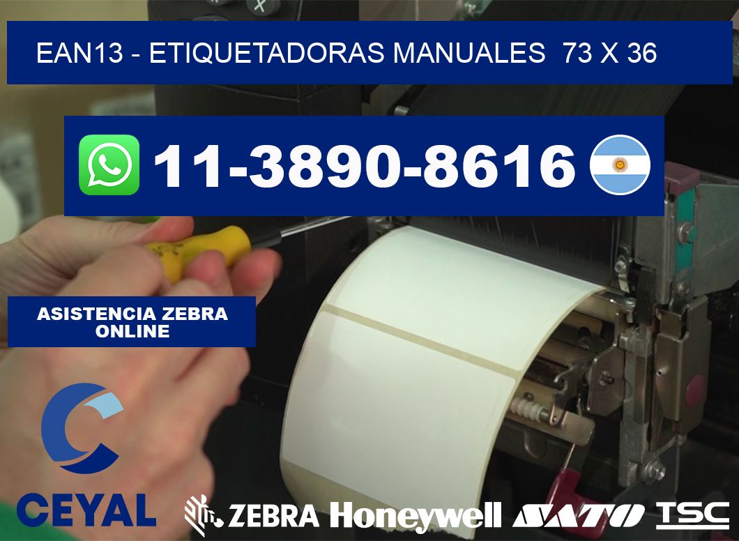 ean13 - Etiquetadoras Manuales 73 x 36