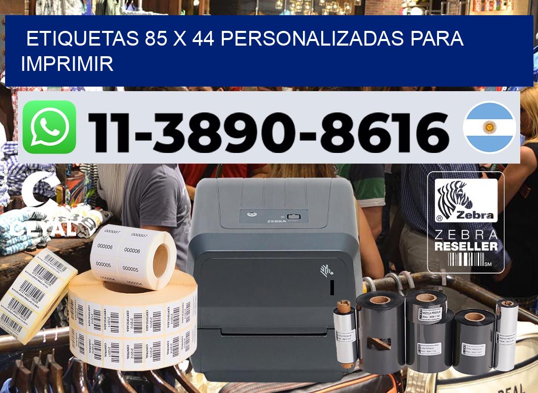etiquetas 85 x 44 personalizadas para imprimir