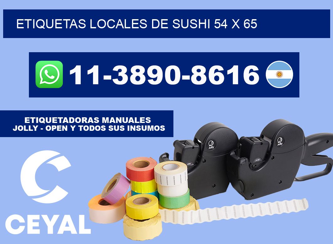 etiquetas locales de sushi 54 x 65