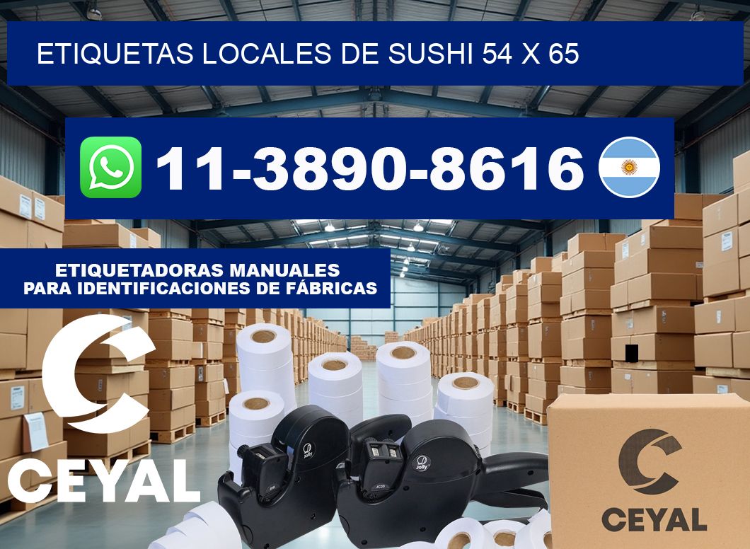 etiquetas locales de sushi 54 x 65