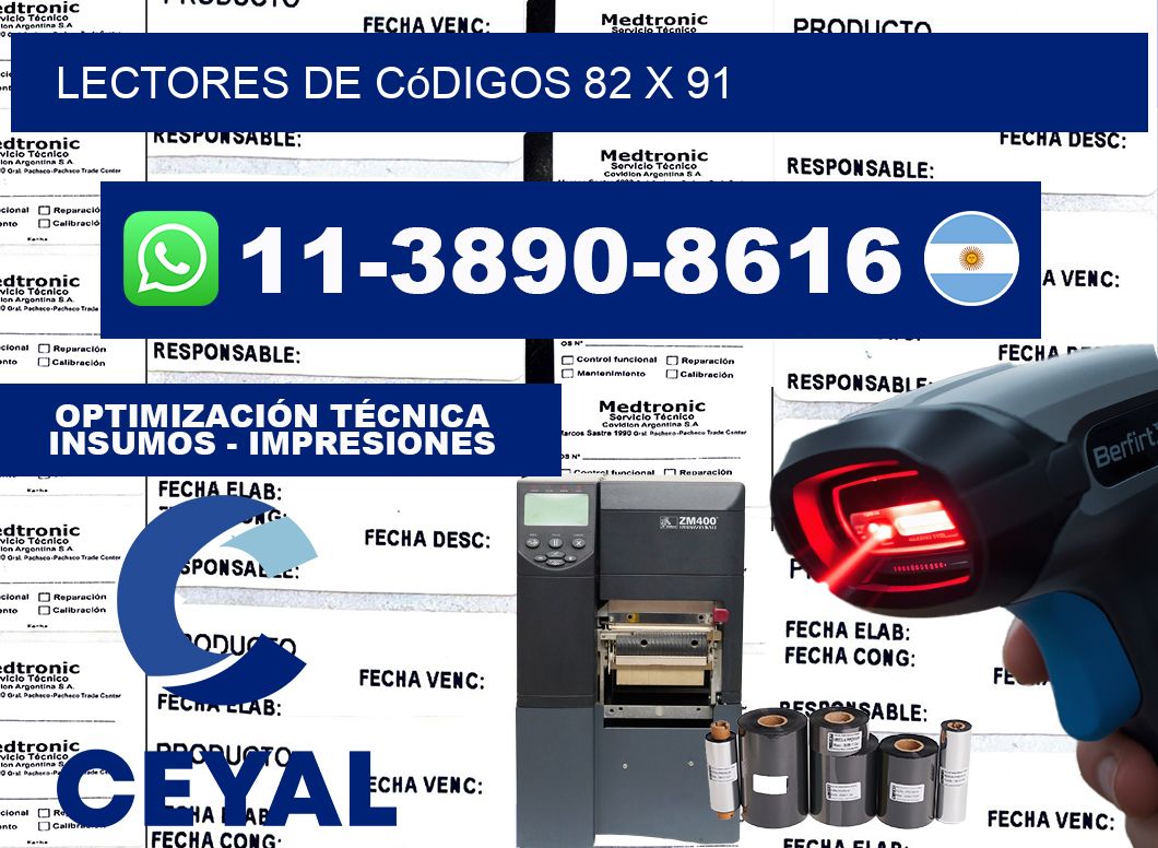lectores de códigos 82 x 91