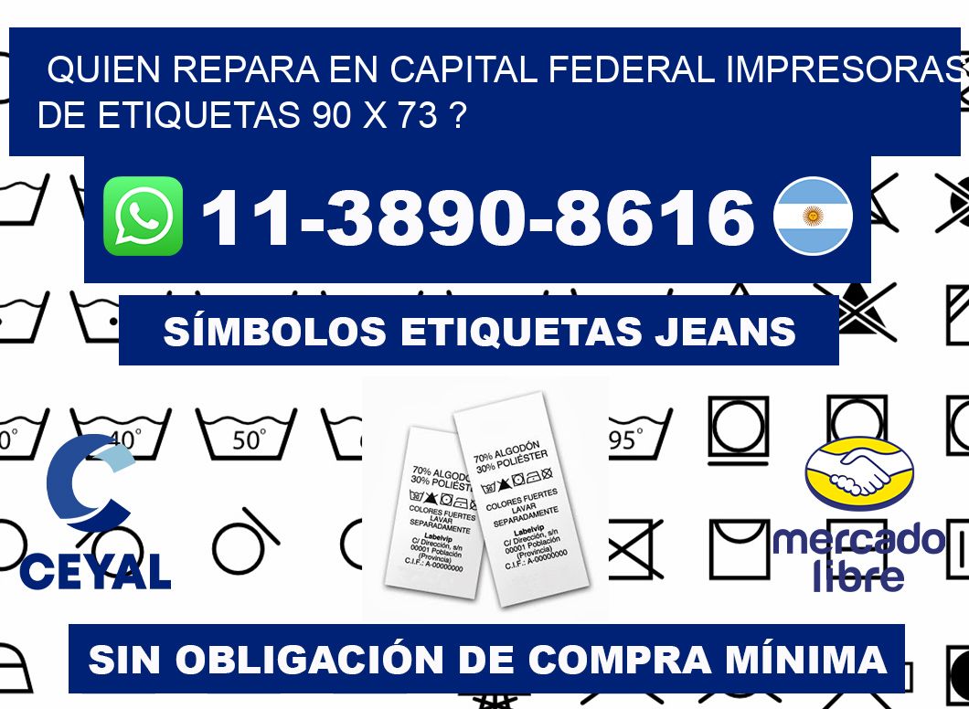 quien repara en capital federal impresoras de etiquetas 90 x 73 ?