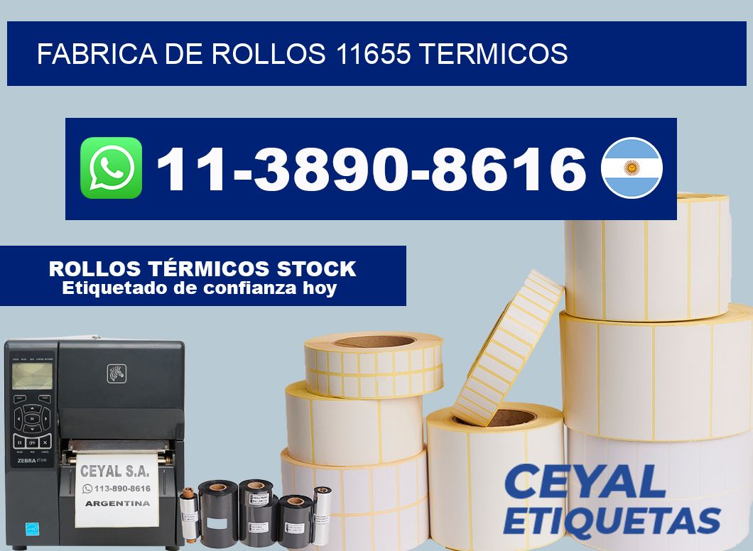FABRICA DE ROLLOS 11655 TERMICOS