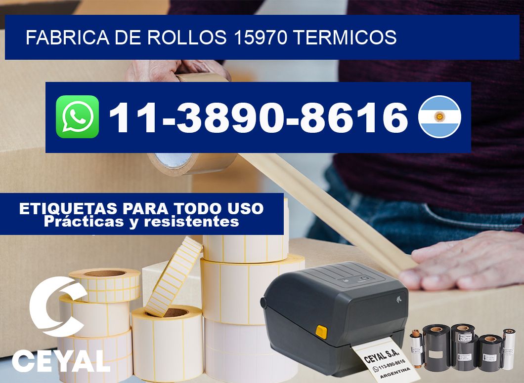 FABRICA DE ROLLOS 15970 TERMICOS