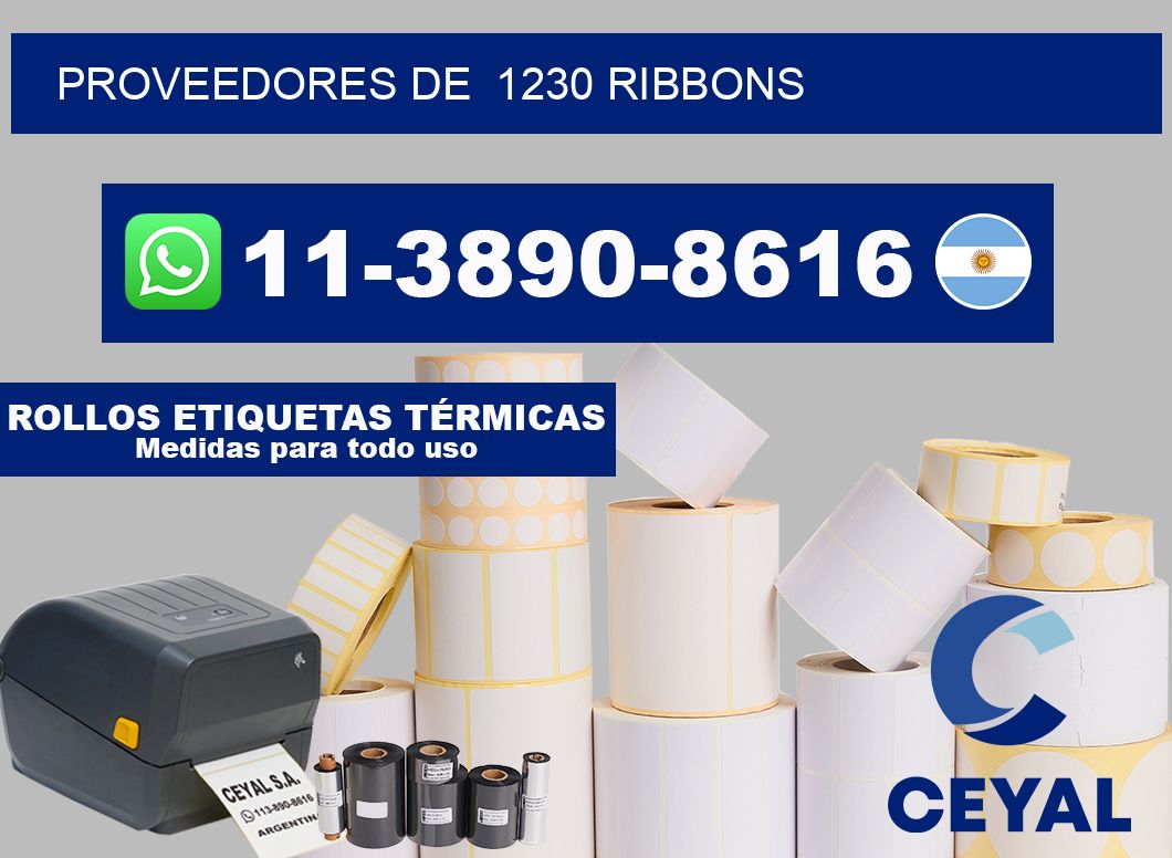 Proveedores de  1230 ribbons