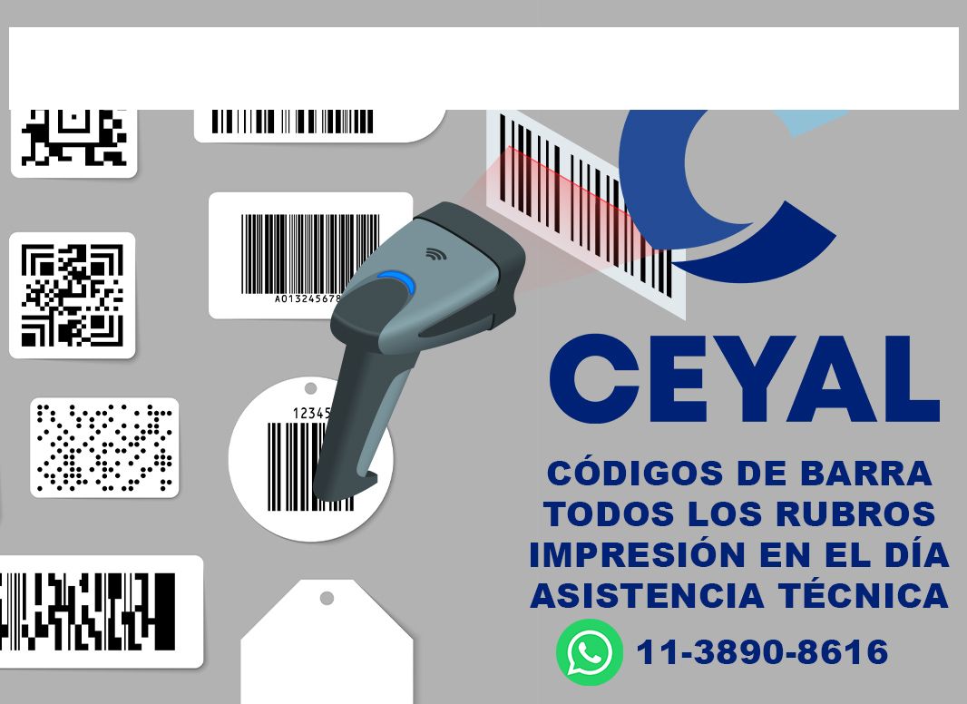 códigos de barra 27 x 30