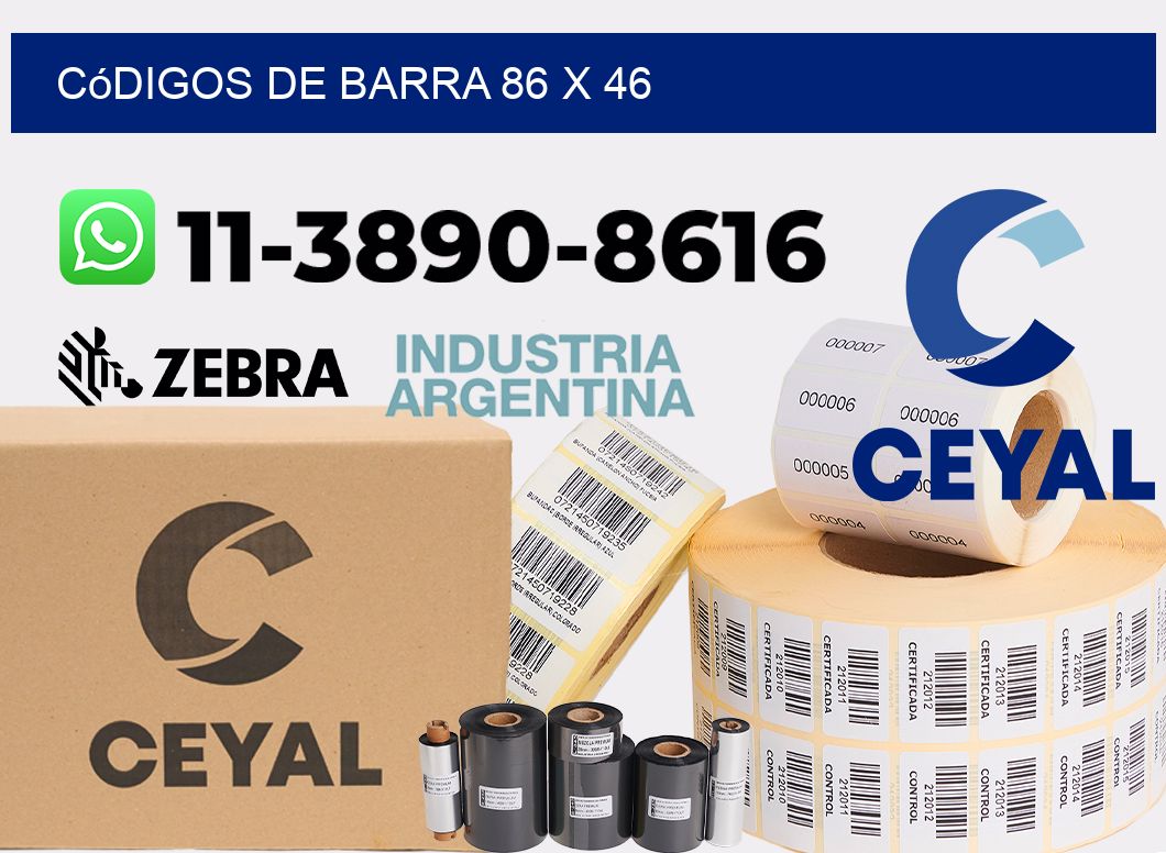 códigos de barra 86 x 46