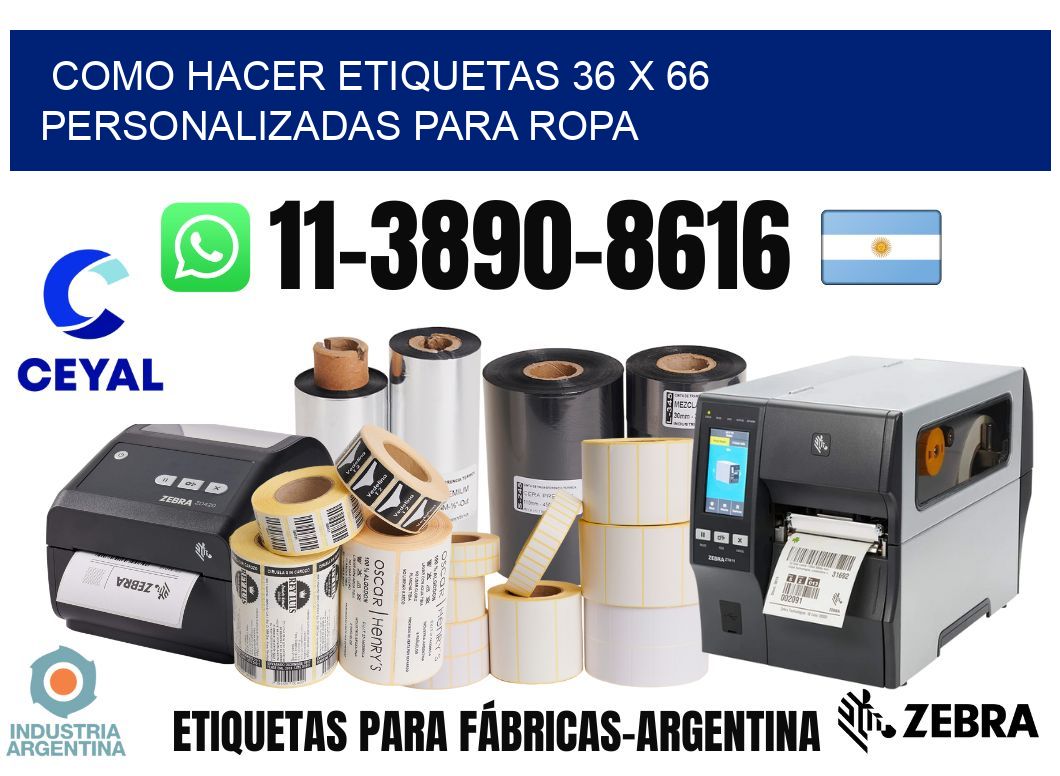 como hacer etiquetas 36 x 66 personalizadas para ropa
