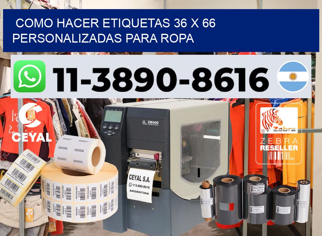 como hacer etiquetas 36 x 66 personalizadas para ropa