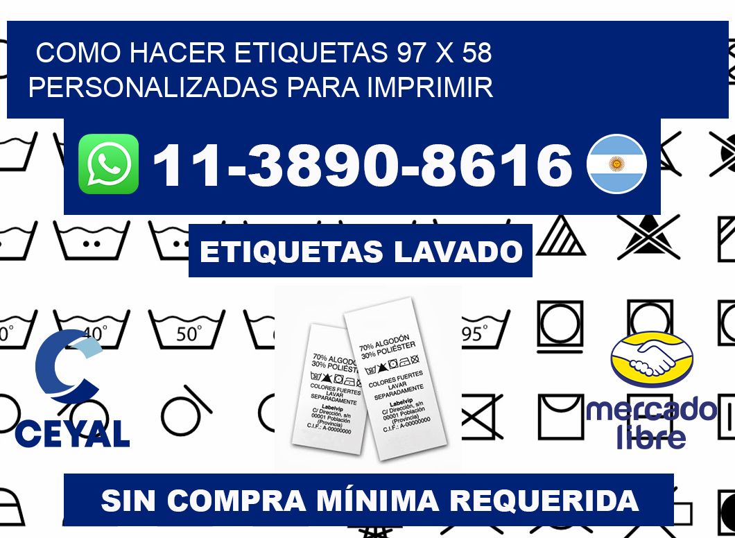 como hacer etiquetas 97 x 58 personalizadas para imprimir