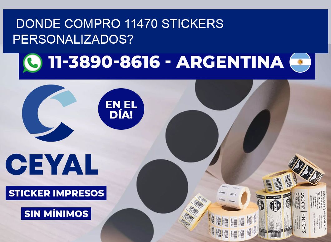donde compro 11470 stickers personalizados?