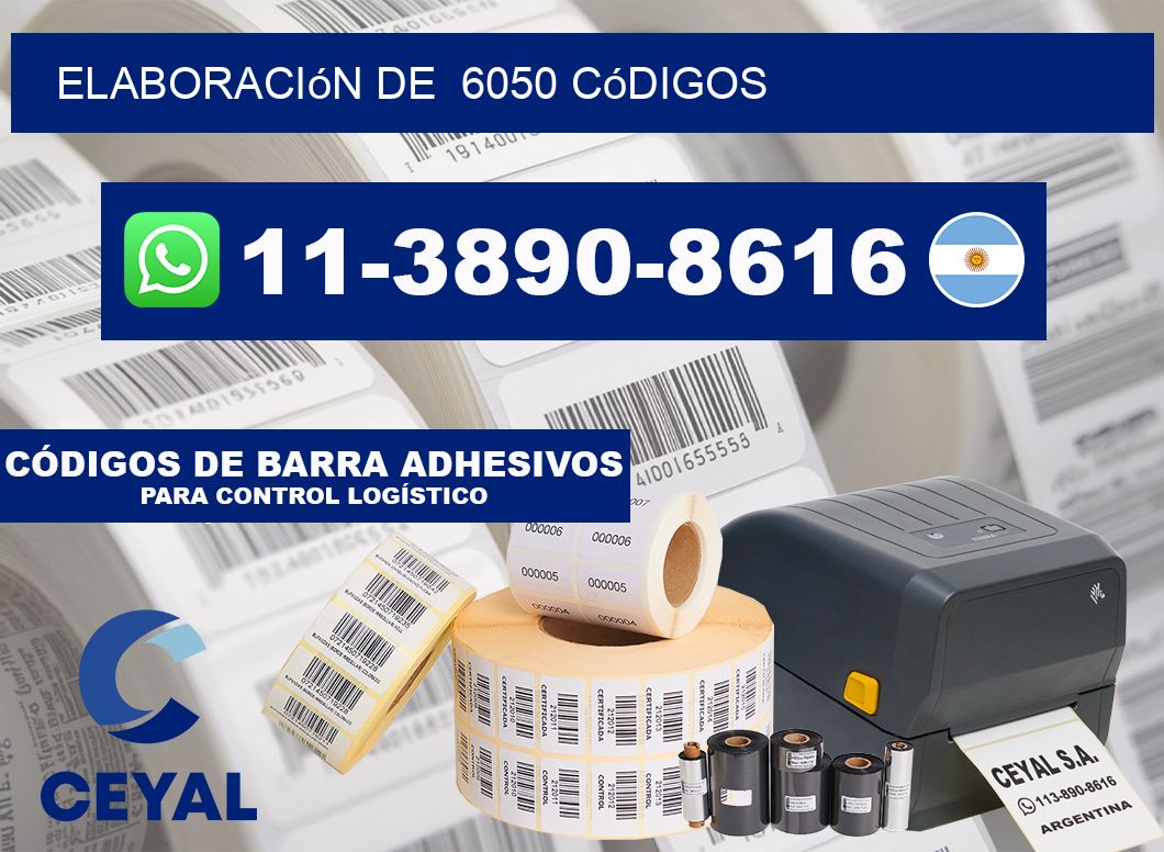 elaboración de 6050 códigos