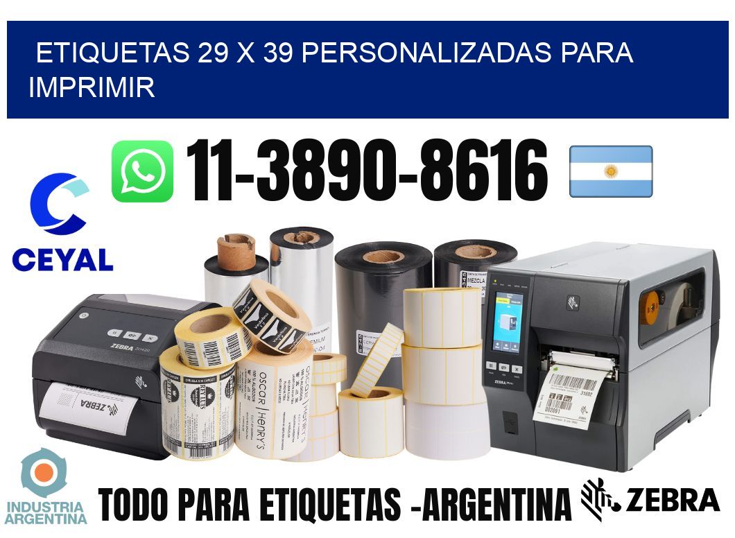 etiquetas 29 x 39 personalizadas para imprimir
