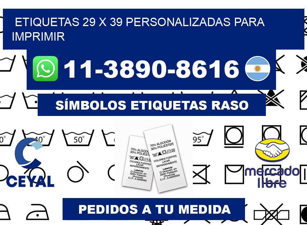 etiquetas 29 x 39 personalizadas para imprimir