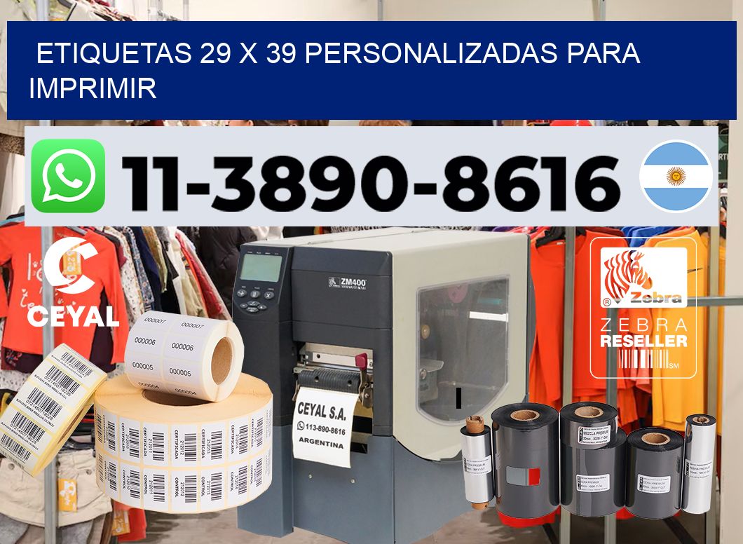etiquetas 29 x 39 personalizadas para imprimir