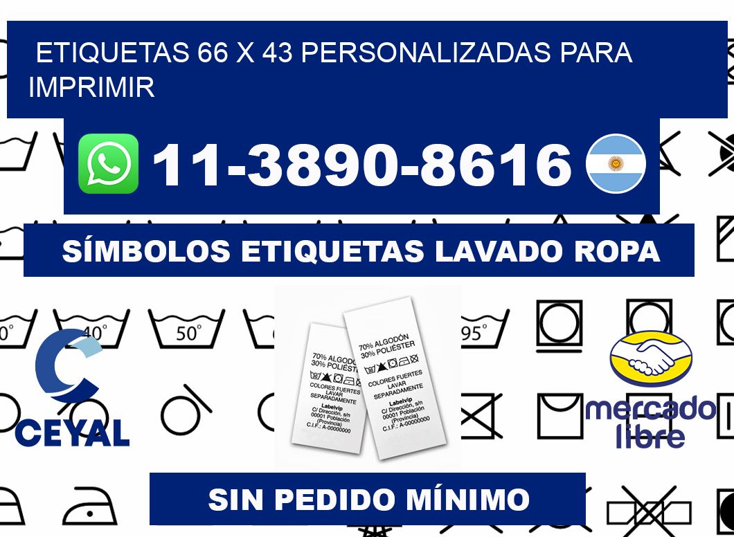 etiquetas 66 x 43 personalizadas para imprimir