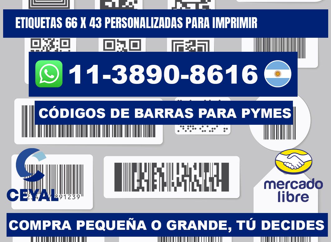 etiquetas 66 x 43 personalizadas para imprimir