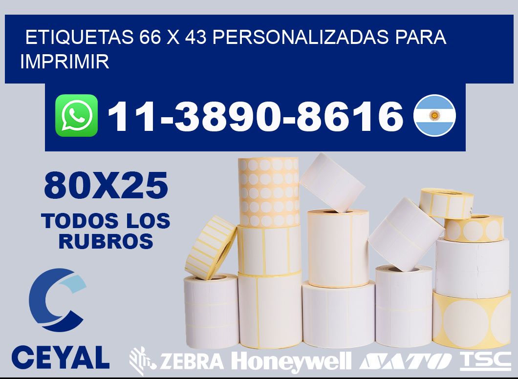 etiquetas 66 x 43 personalizadas para imprimir