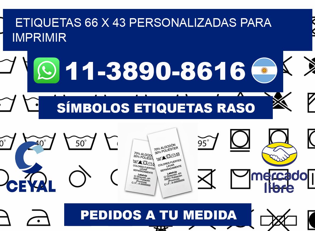 etiquetas 66 x 43 personalizadas para imprimir