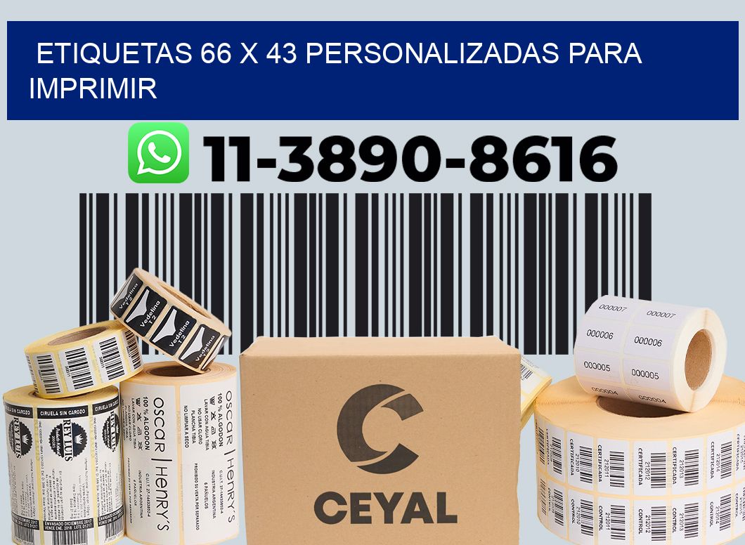 etiquetas 66 x 43 personalizadas para imprimir
