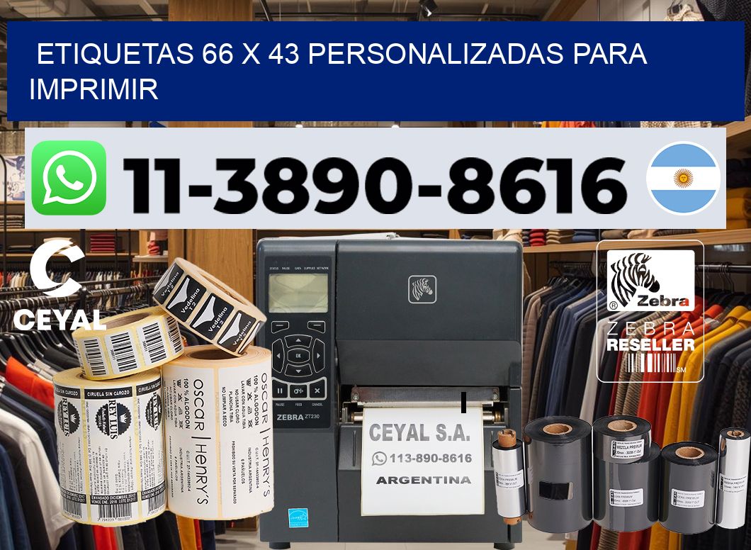 etiquetas 66 x 43 personalizadas para imprimir
