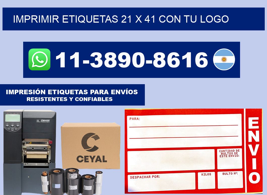 imprimir etiquetas 21 x 41 con tu logo