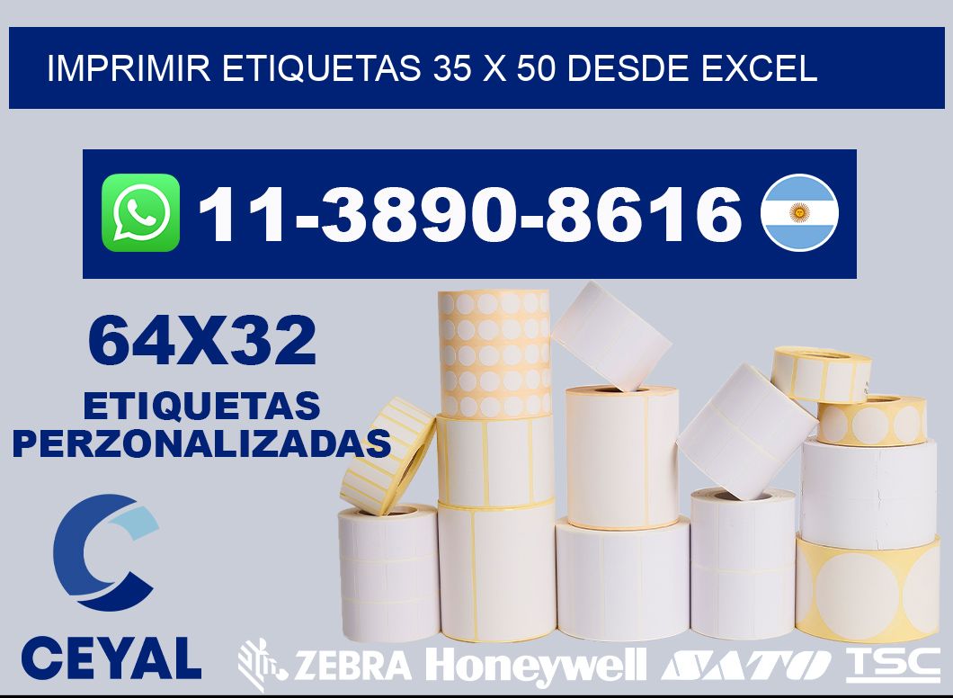 imprimir etiquetas 35 x 50 desde excel