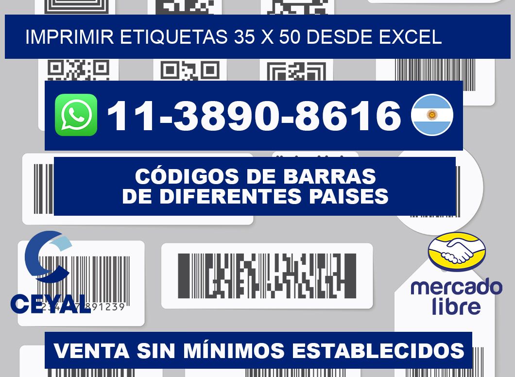 imprimir etiquetas 35 x 50 desde excel