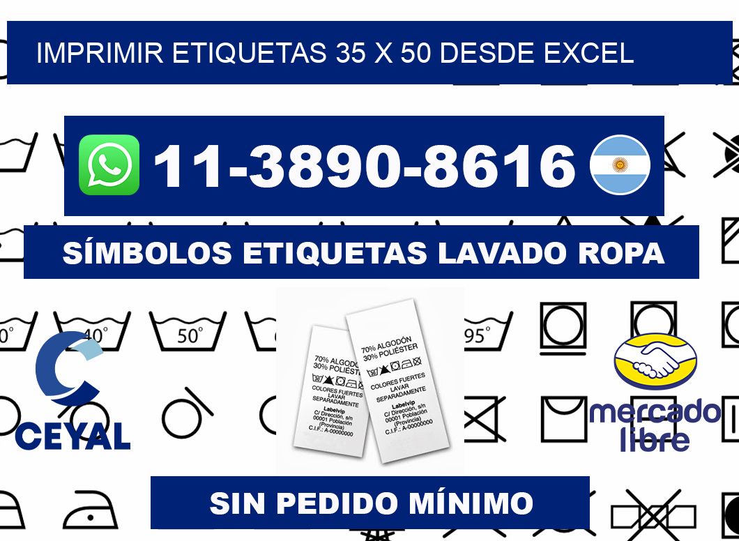 imprimir etiquetas 35 x 50 desde excel