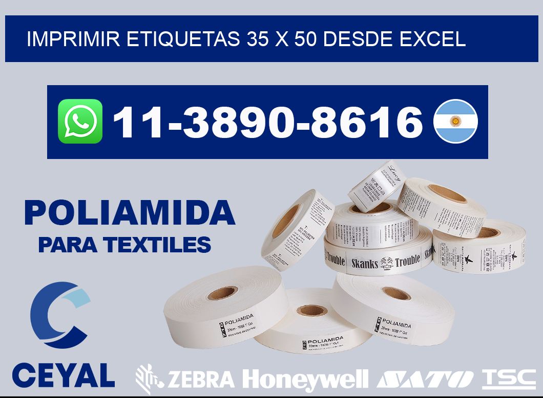 imprimir etiquetas 35 x 50 desde excel