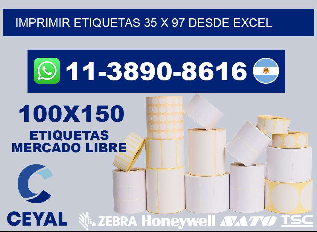 imprimir etiquetas 35 x 97 desde excel