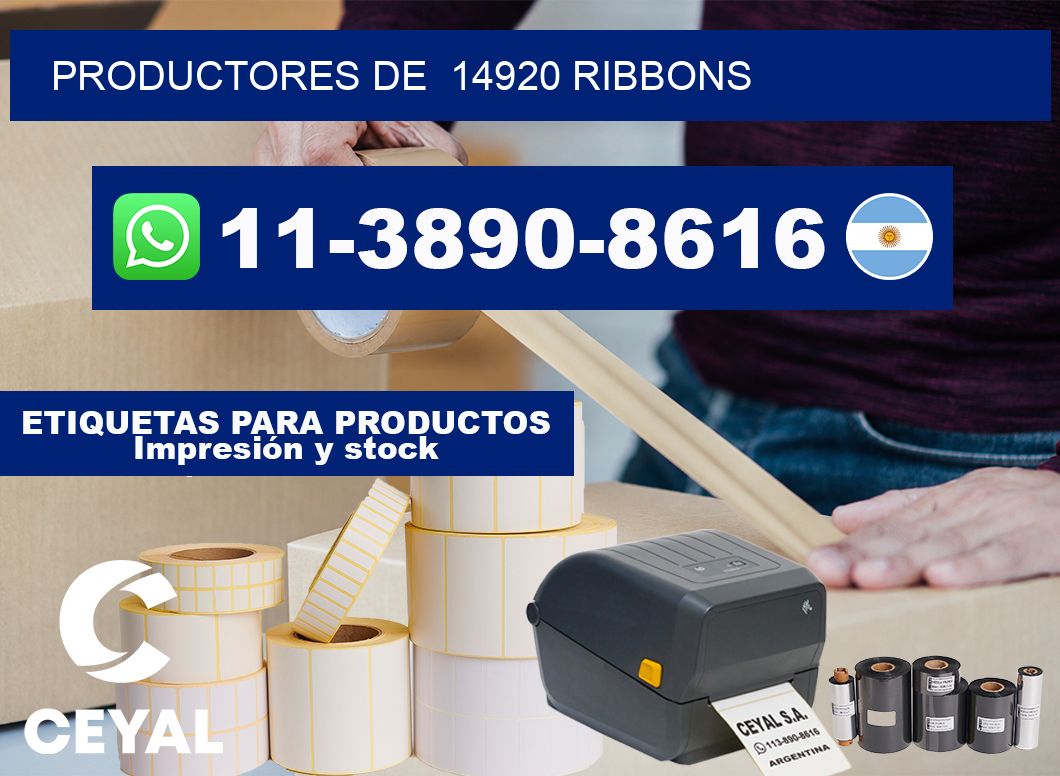 productores de  14920 ribbons