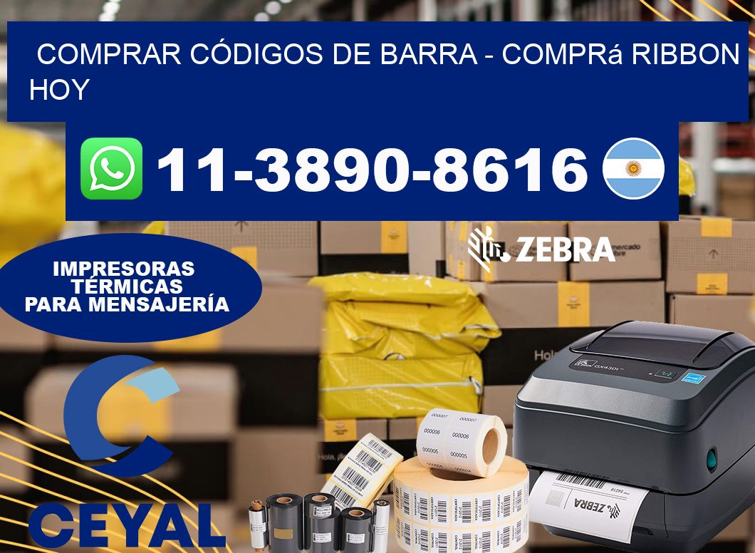 COMPRAR CÓDIGOS DE BARRA - Comprá ribbon hoy