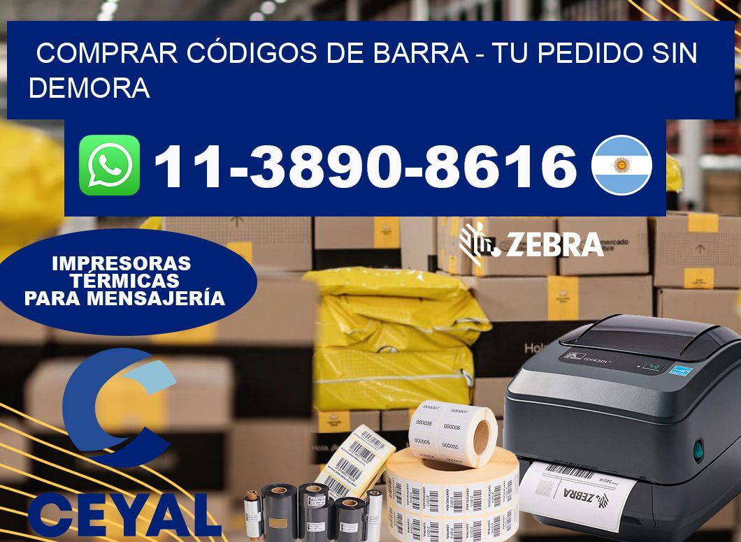 COMPRAR CÓDIGOS DE BARRA - Tu pedido sin demora